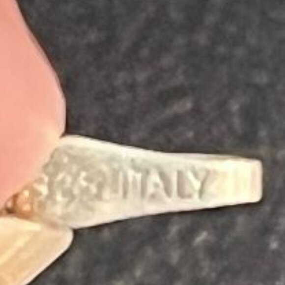 AZ Italy 925 Silver Ankle Bracelet - 9 Inches Long - Picture 5 of 5